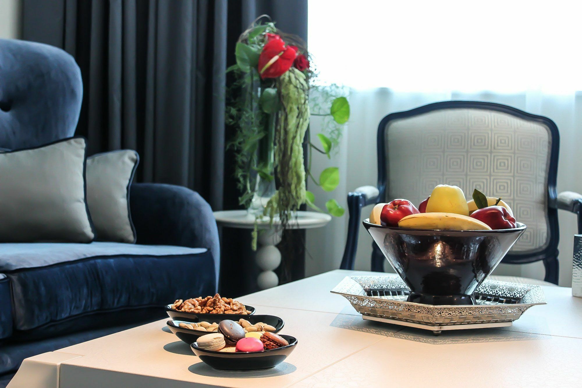 Grand Mogador City Center Casablanca Exteriér fotografie A living room at the hotel